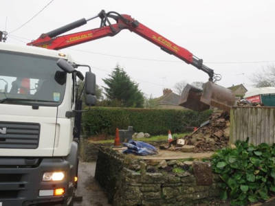 Waste Grabs in Hungerford, Berkshire